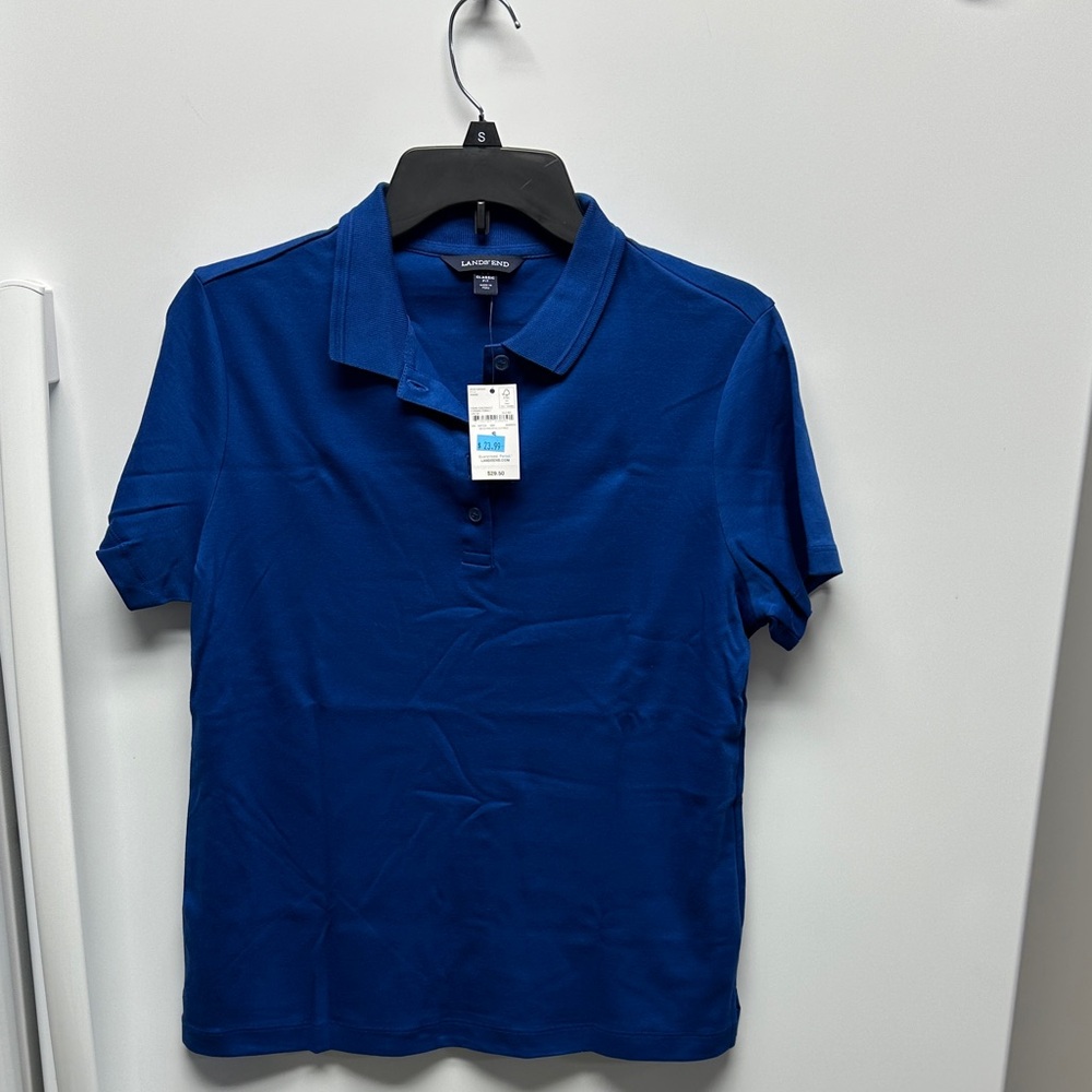 Lands' End Super Soft  Men's or Women’s Classic Navy Polo